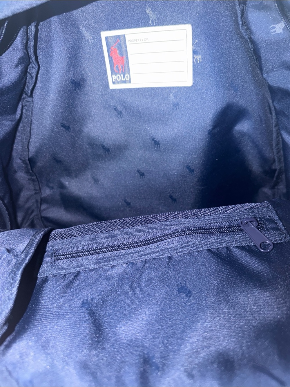 Polo Ralph Lauren Kids Boys Girls Newport  Navy Polo Bear School Backpack, NWT - Picture 8 of 16